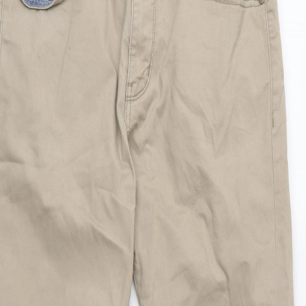 Wrangler Mens Beige   Trousers  Size 30 L34 in