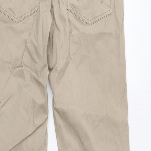 Wrangler Mens Beige   Trousers  Size 30 L34 in