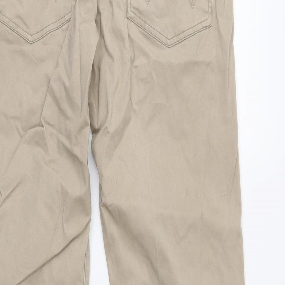 Wrangler Mens Beige   Trousers  Size 30 L34 in