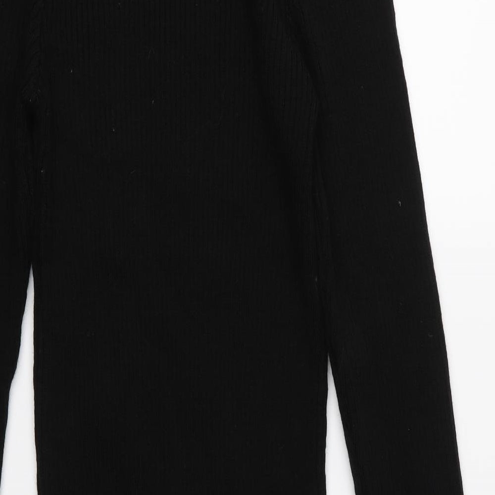 PRETTYLITTLETHING Womens Black   Jumper Dress  Size M