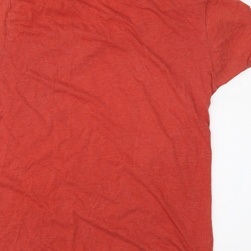 Jack Jones Mens Orange    T-Shirt Size M
