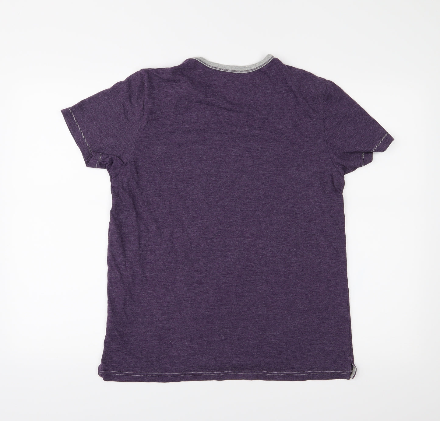 Burton Mens Purple    T-Shirt Size M
