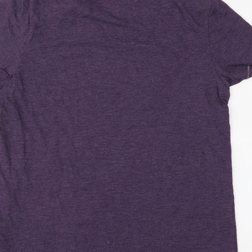 Burton Mens Purple    T-Shirt Size M