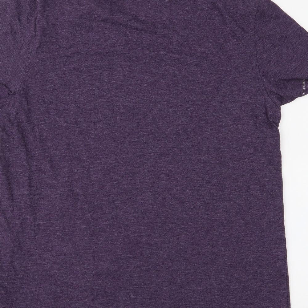 Burton Mens Purple    T-Shirt Size M