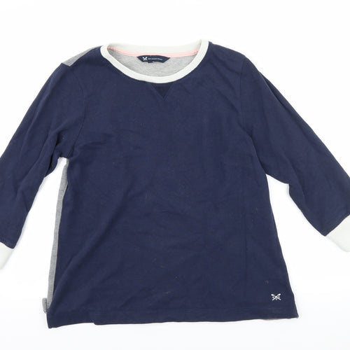 Crew Clothing Womens Blue   Pullover Sweatshirt Size 10