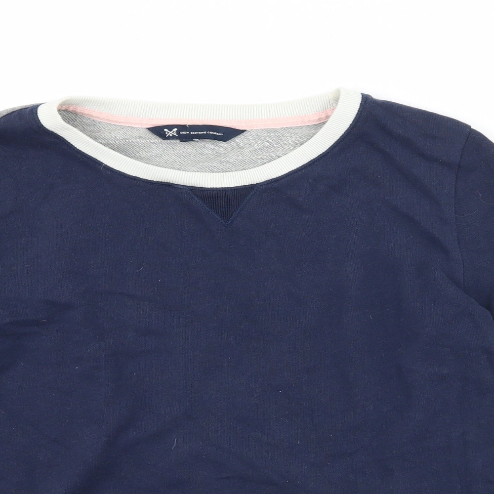 Crew Clothing Womens Blue   Pullover Sweatshirt Size 10