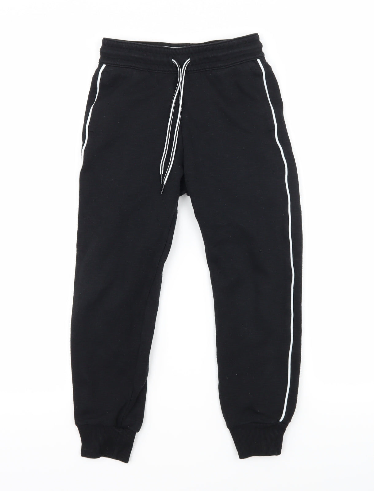 H&M Boys Black   Jogger Trousers Size 7-8 Years