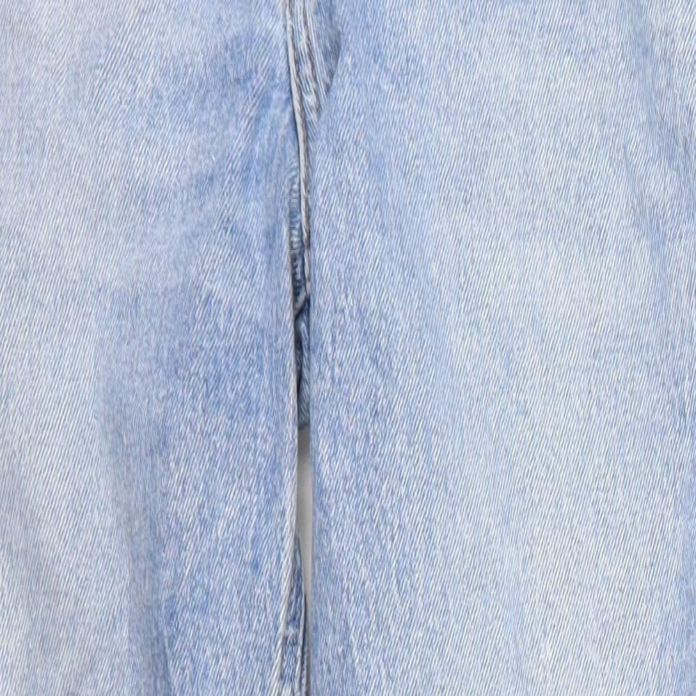 New Look Womens Blue  Denim Mom Jeans Size 10 L28 in