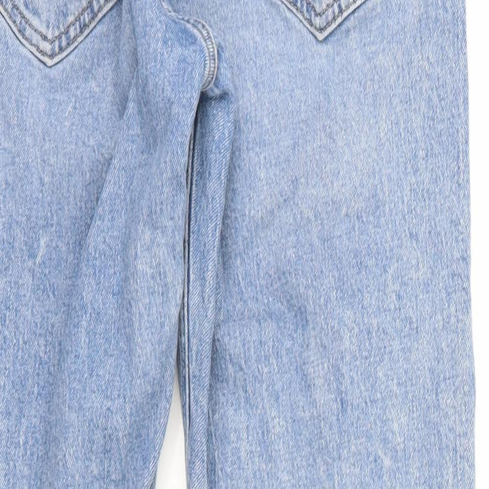 New Look Womens Blue  Denim Mom Jeans Size 10 L28 in