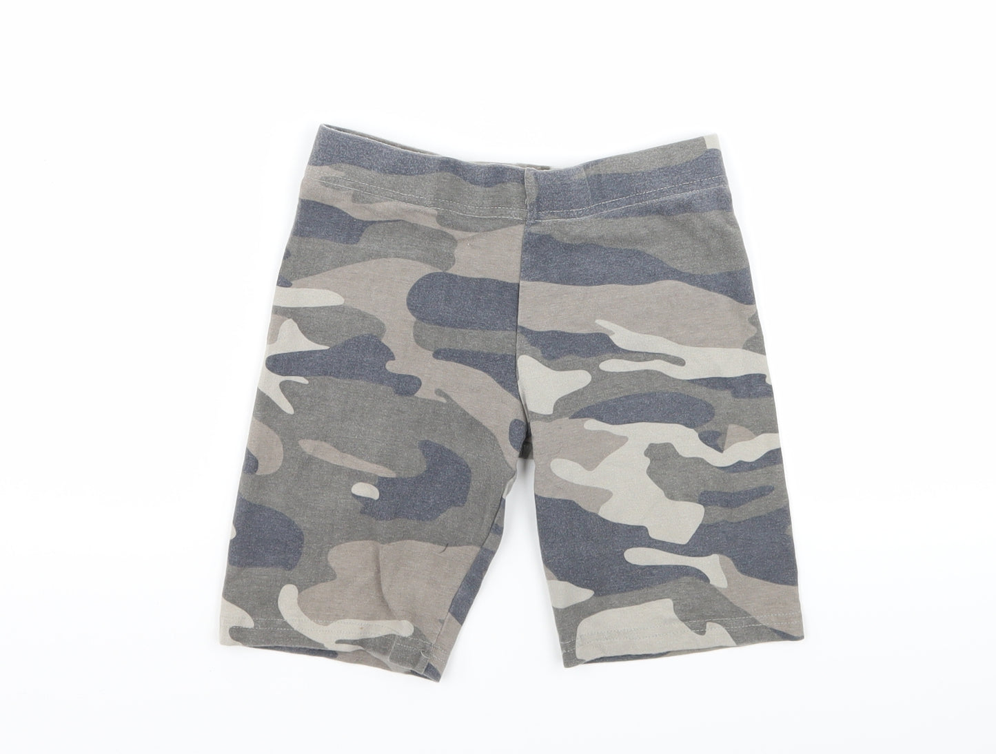 Primark Girls Green Camouflage  Sweat Shorts Size 8-9 Years