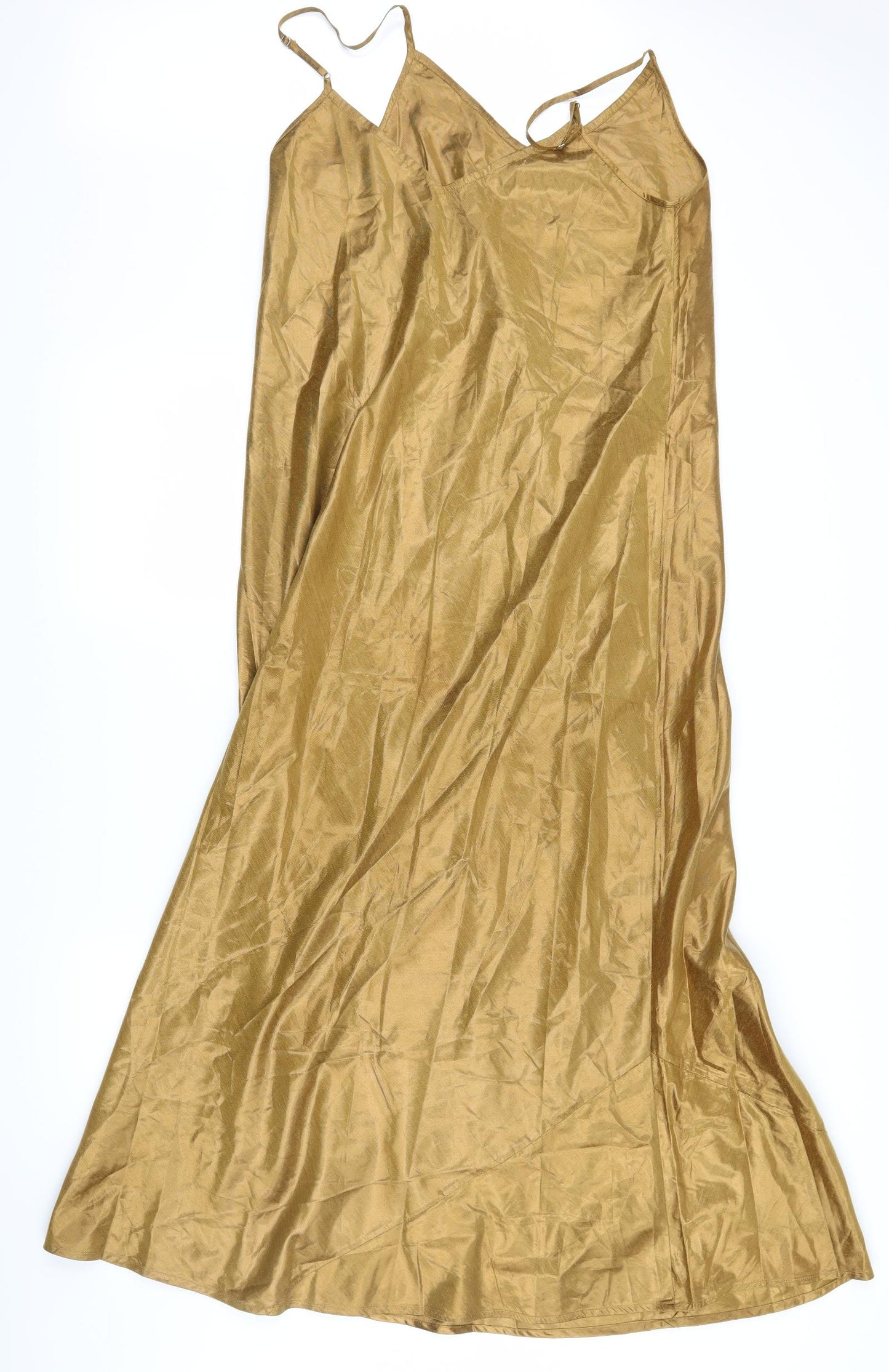 Mes Demoiselles Womens Gold   Maxi  Size 14