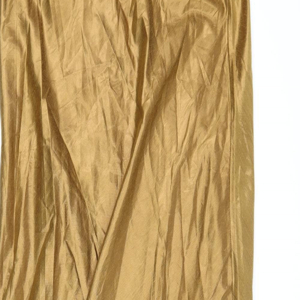 Mes Demoiselles Womens Gold   Maxi  Size 14