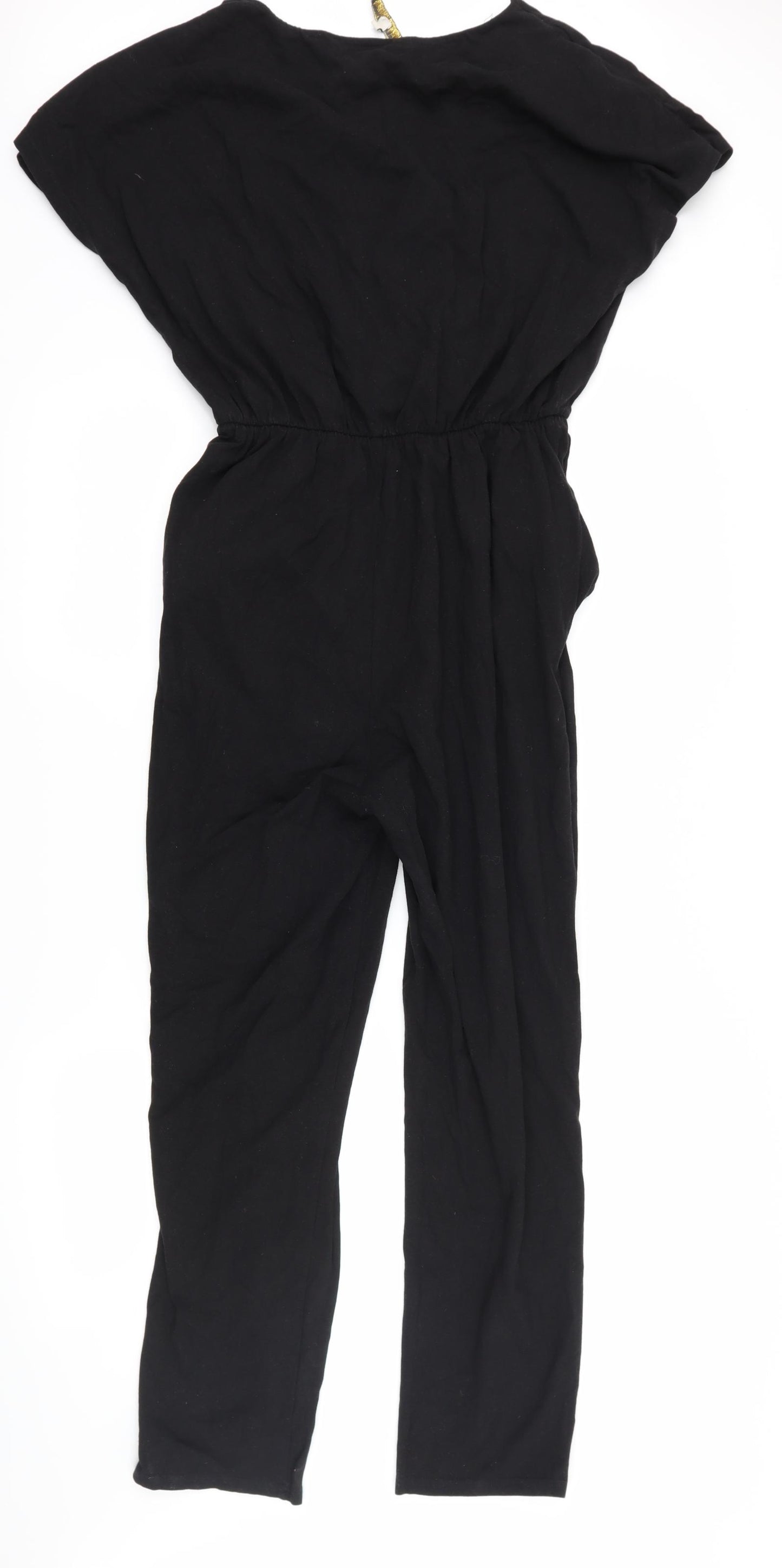 People Tree Womens Black   Playsuit One-Piece Size 12
