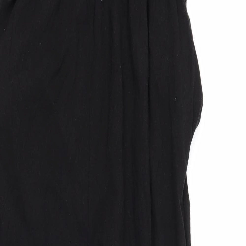 People Tree Womens Black   Playsuit One-Piece Size 12