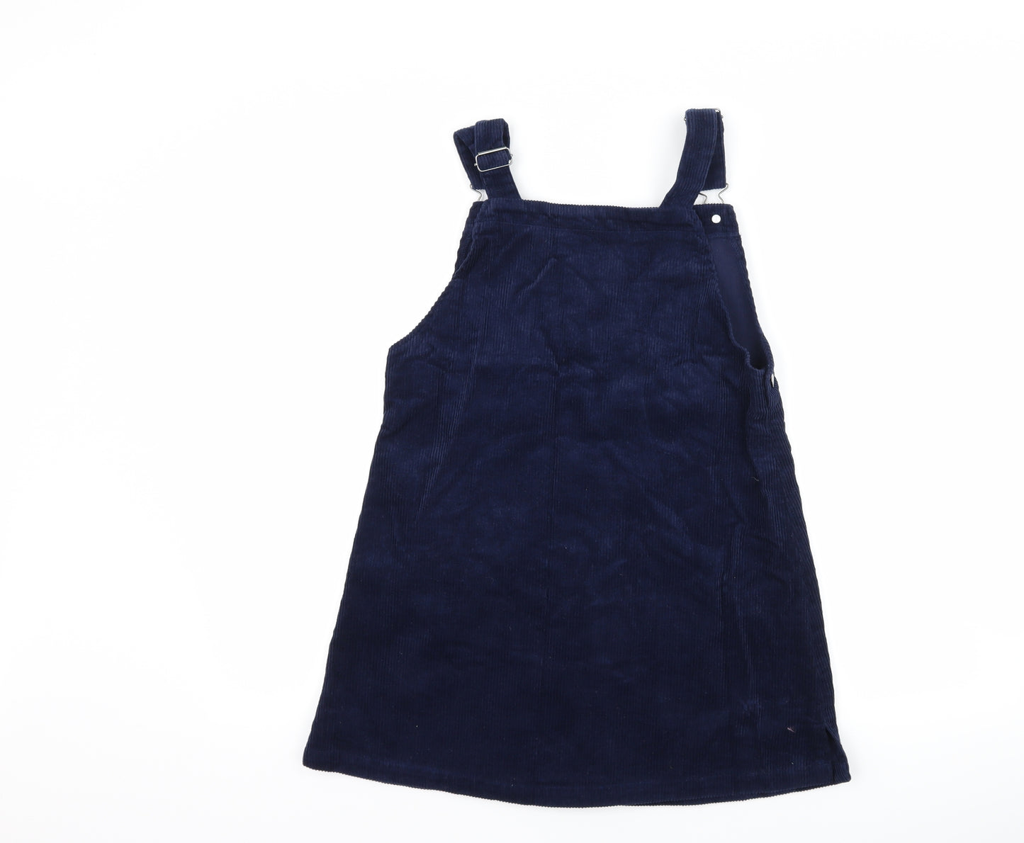 Nutmeg Girls Blue  Corduroy Pinafore/Dungaree Dress  Size 13-14 Years