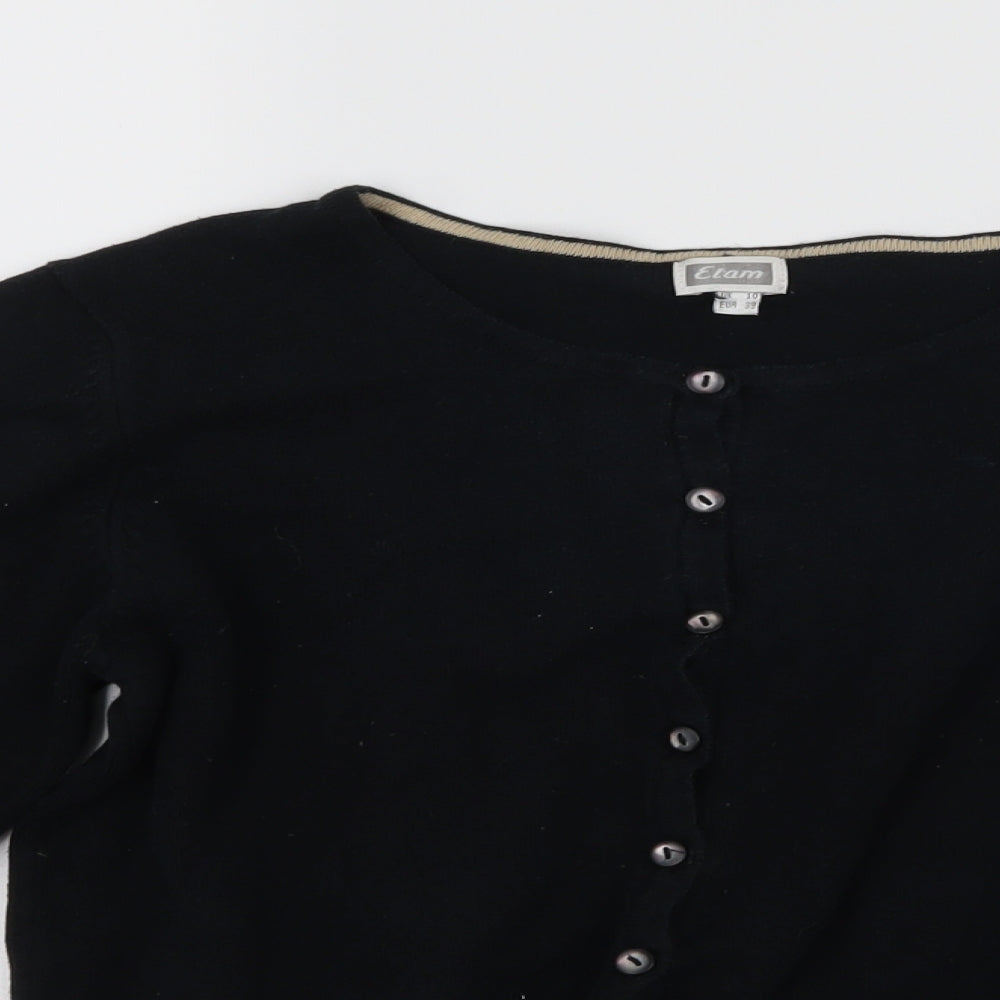 Etam Womens Black   Cardigan Jumper Size 10