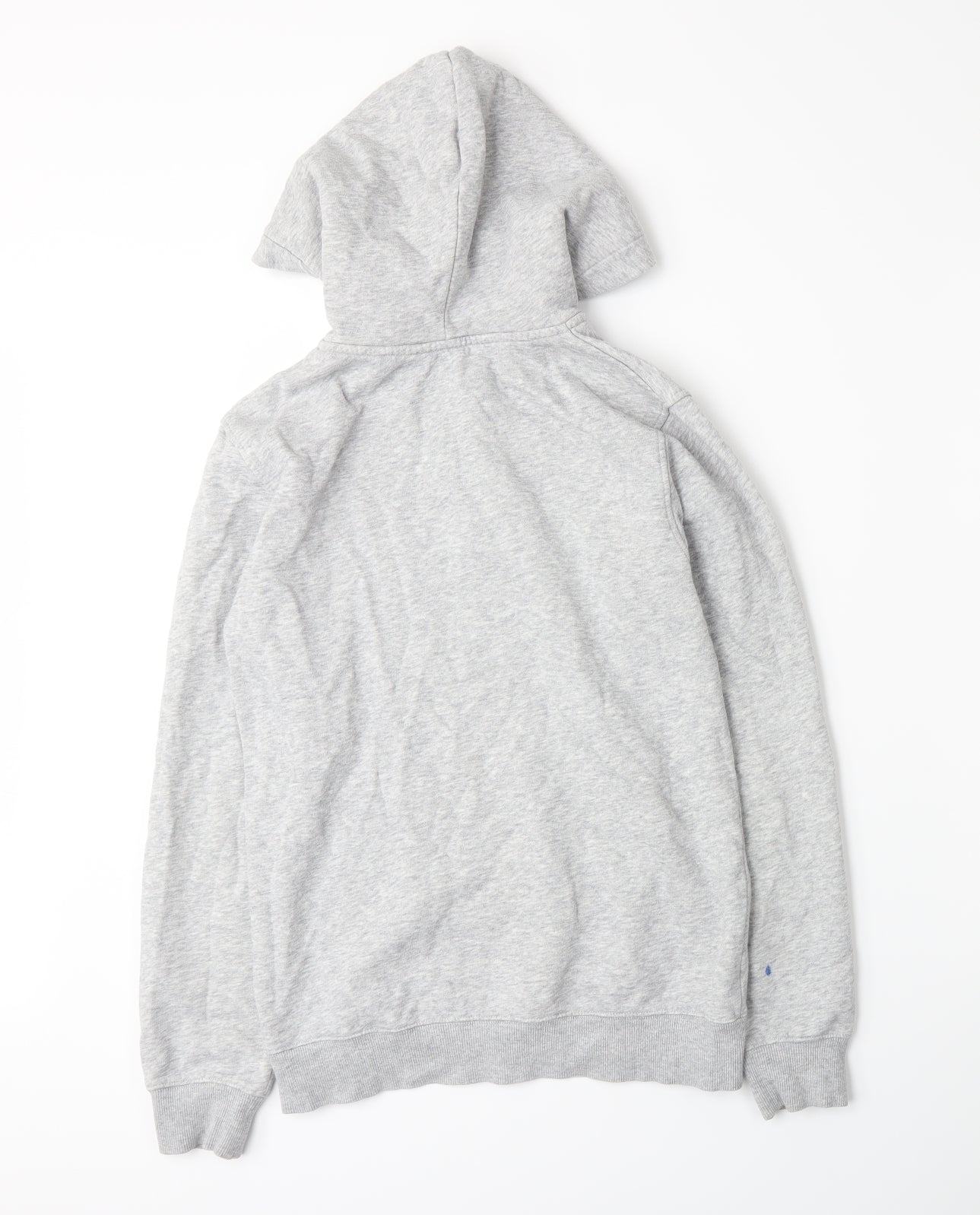 H&M Boys Grey  Jersey Henley Hoodie Size 10-11 Years