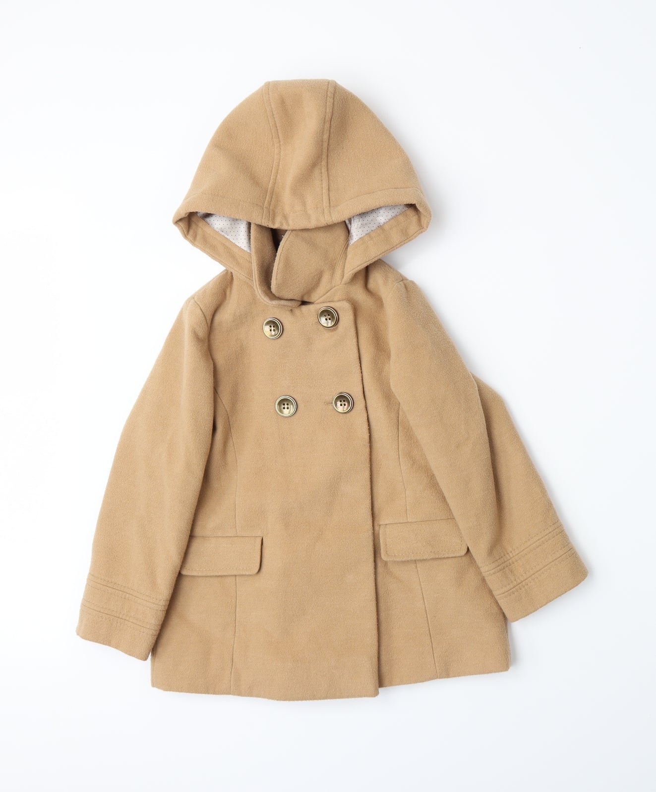 NEXT Girls Beige   Overcoat Coat Size 5-6 Years
