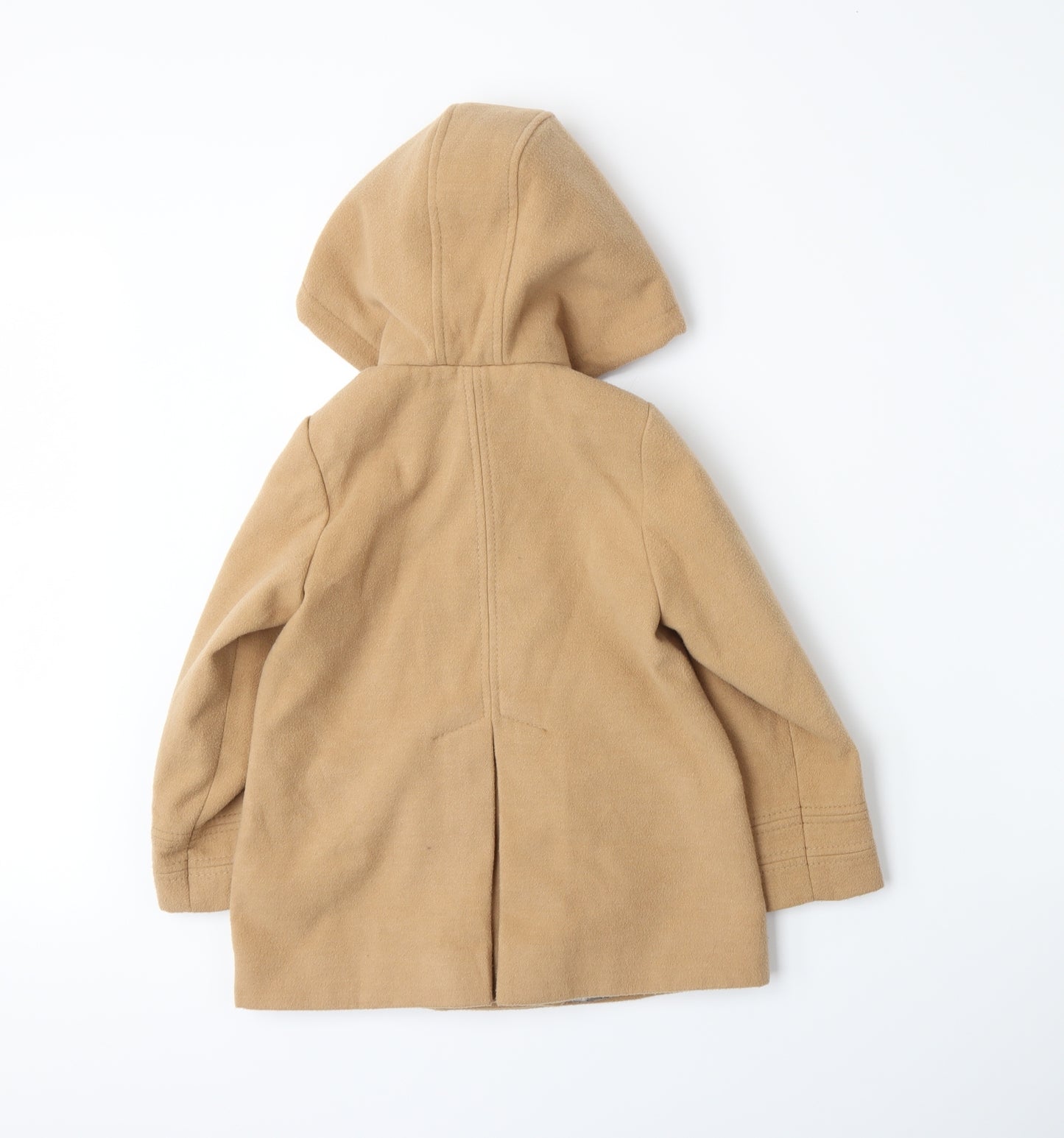 NEXT Girls Beige   Overcoat Coat Size 5-6 Years