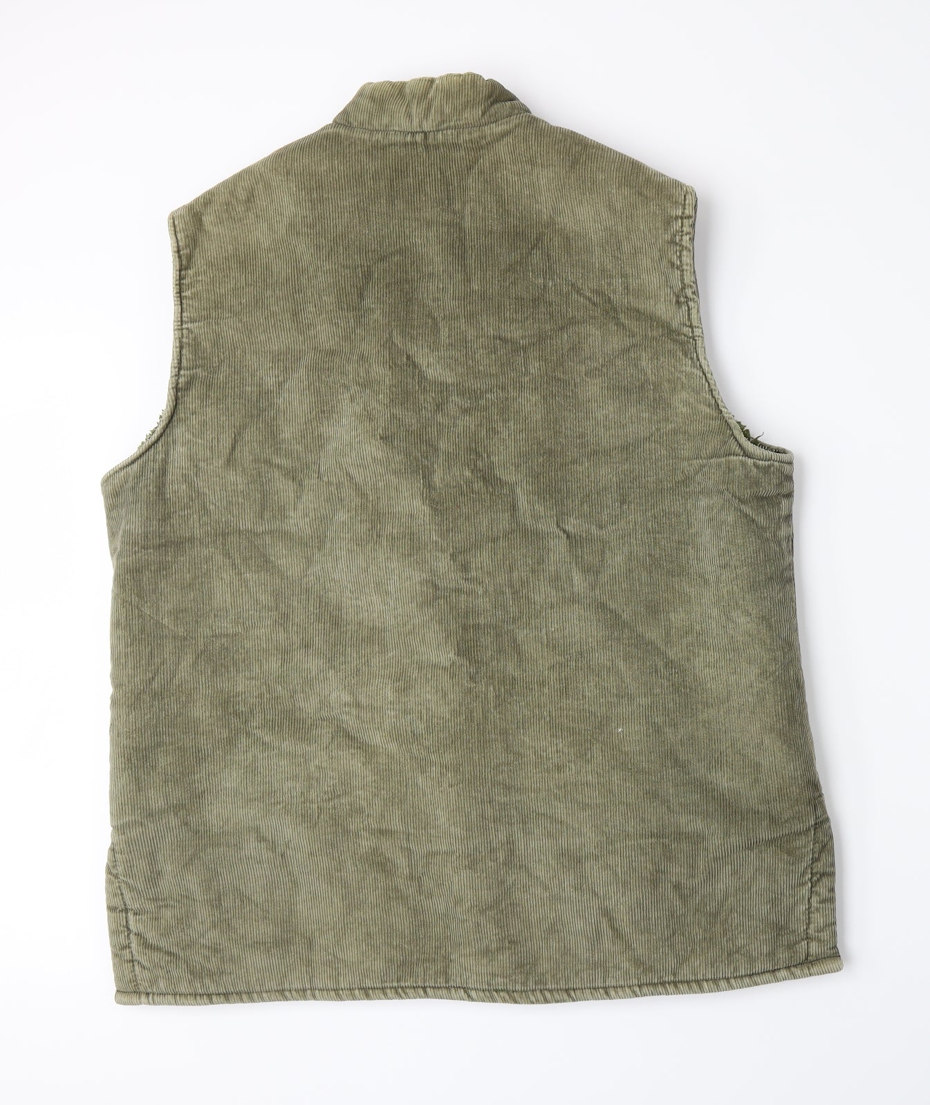 Fieldwear Mens Green  Corduroy Gilet Jacket Size L