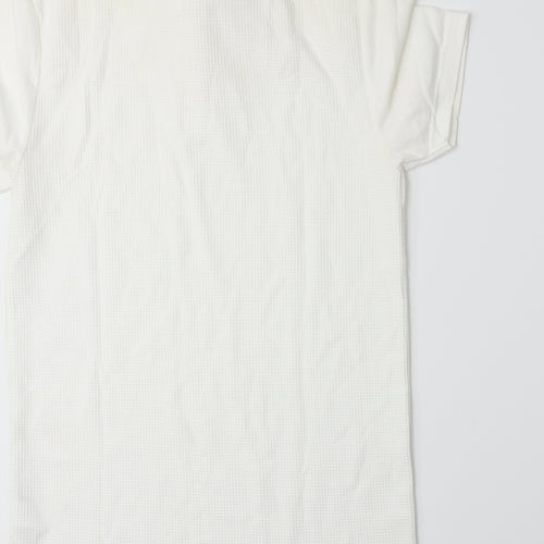 River Island Mens White    Polo Size XS