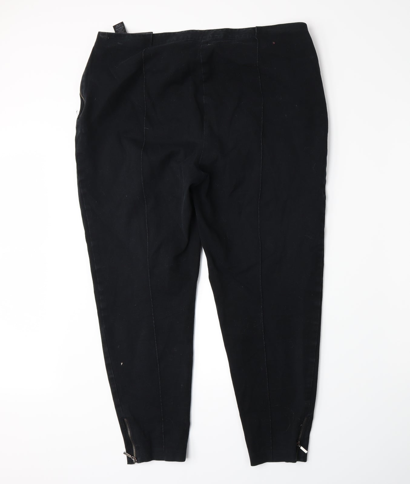 Marks and Spencer Womens Black   Tapered Jeans Size 18 L25 in