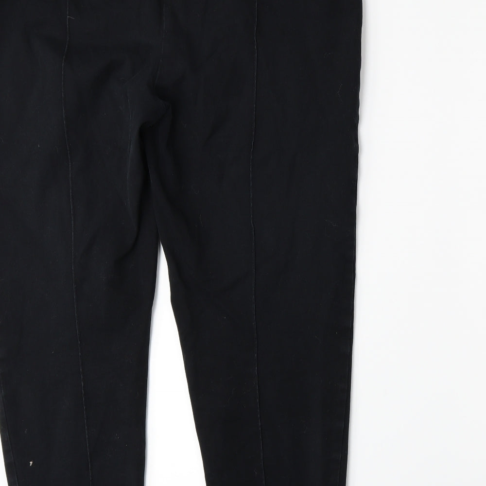 Marks and Spencer Womens Black   Tapered Jeans Size 18 L25 in