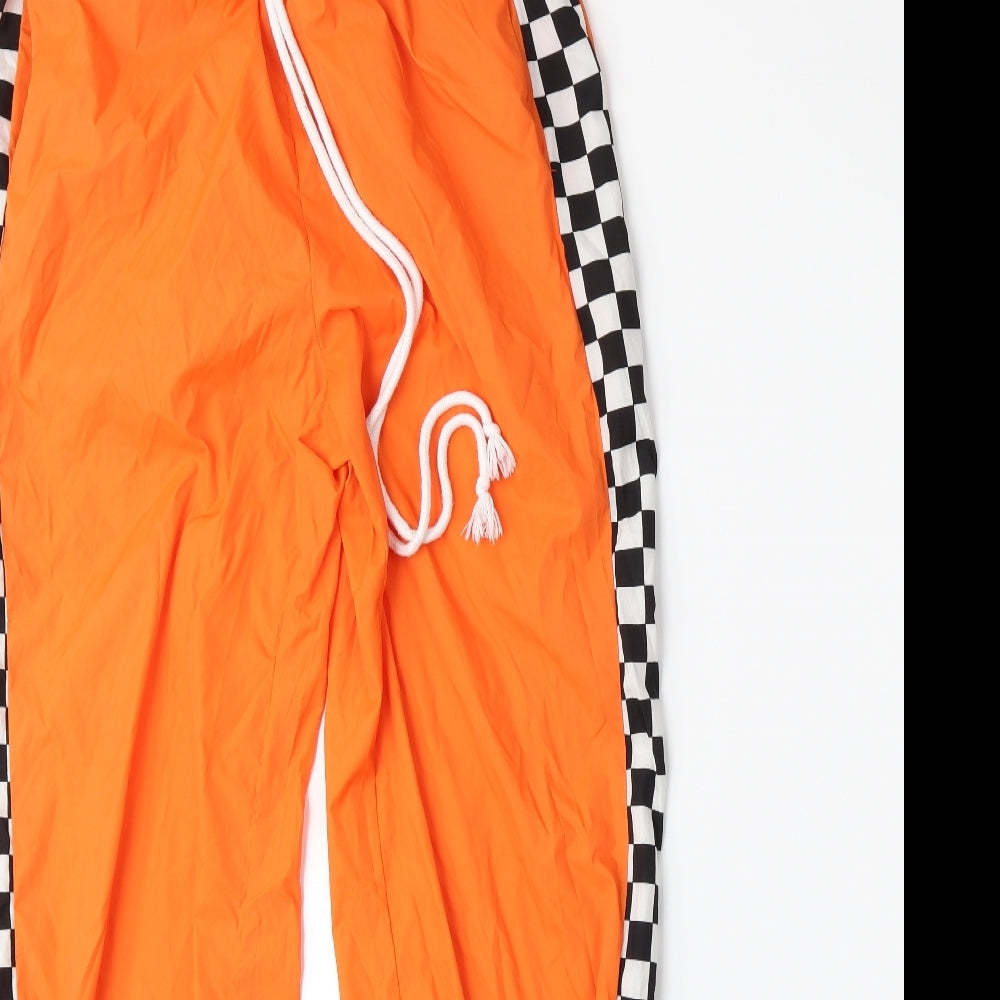 SheIn Womens Orange   Jogger Trousers Size S L28 in