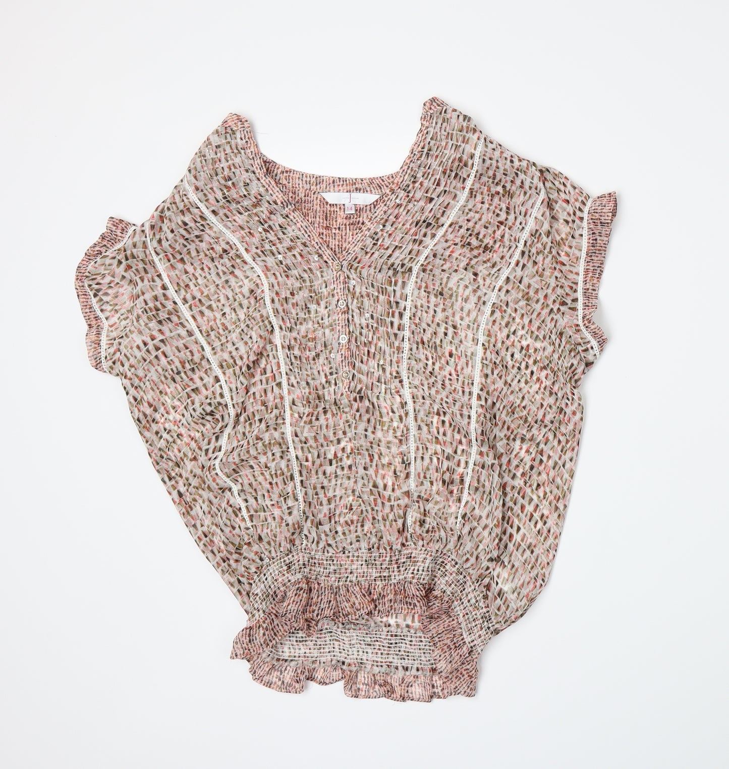 Jasper Conran Womens Pink   Basic Blouse Size 14