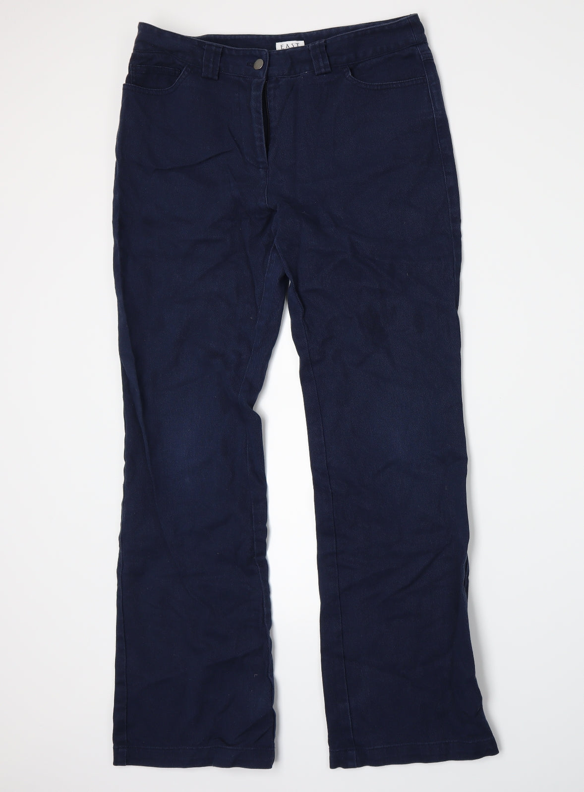 EAST Womens Blue  Denim Bootcut Jeans Size 10 L28 in
