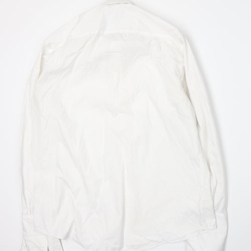 Moss Bros Mens White    Dress Shirt Size 17