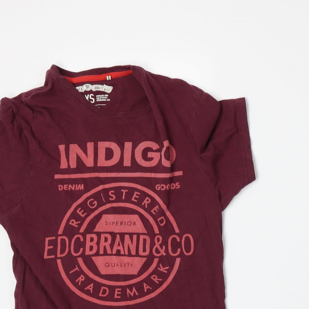 edc by Esprit Mens Red    T-Shirt Size XS