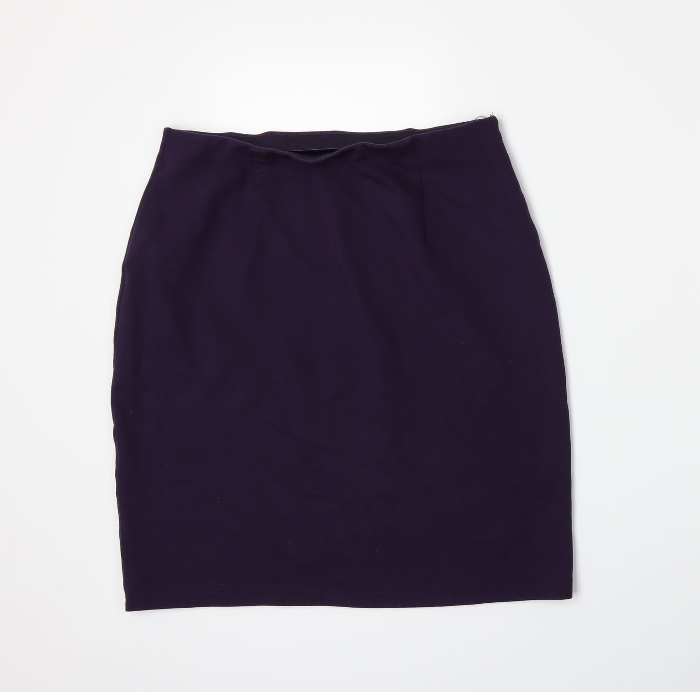 Marks and Spencer Womens Purple   A-Line Skirt Size 14