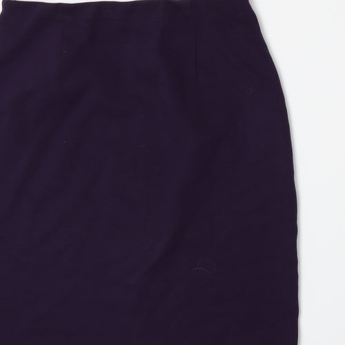 Marks and Spencer Womens Purple   A-Line Skirt Size 14