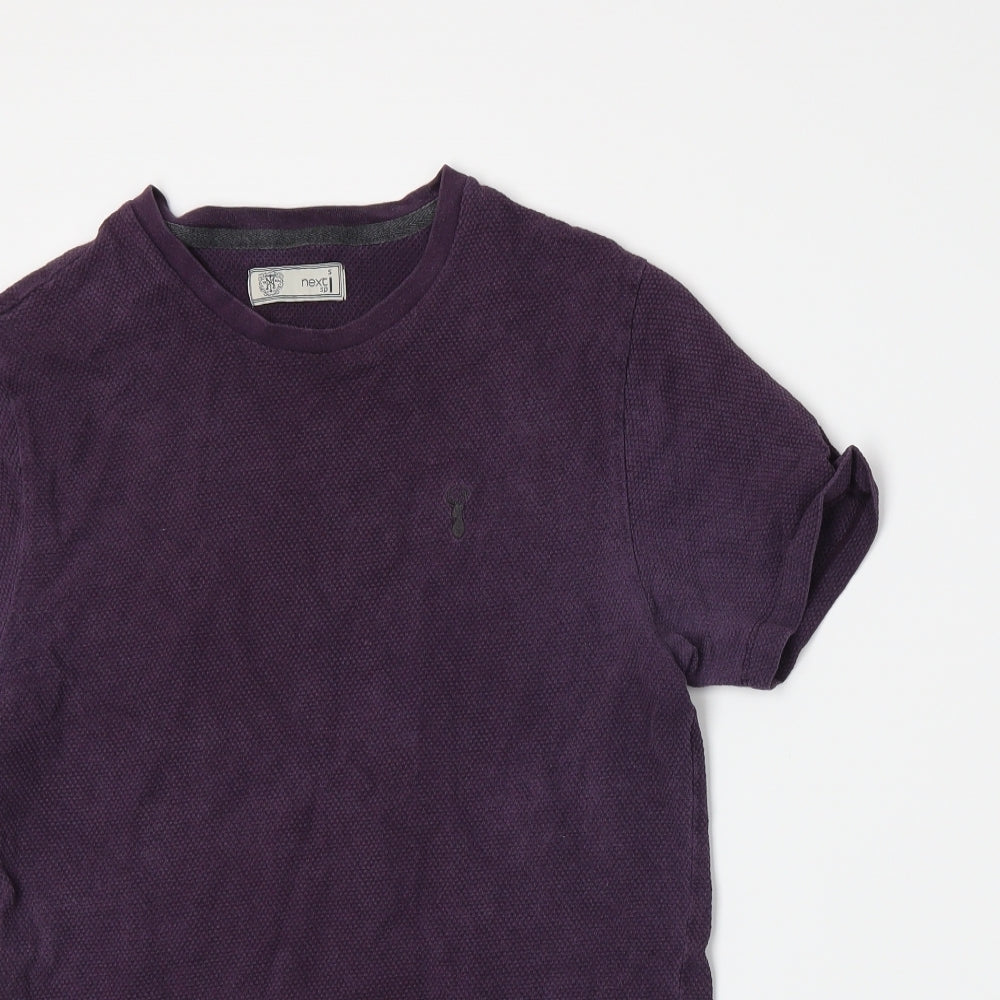 NEXT Mens Purple    T-Shirt Size S
