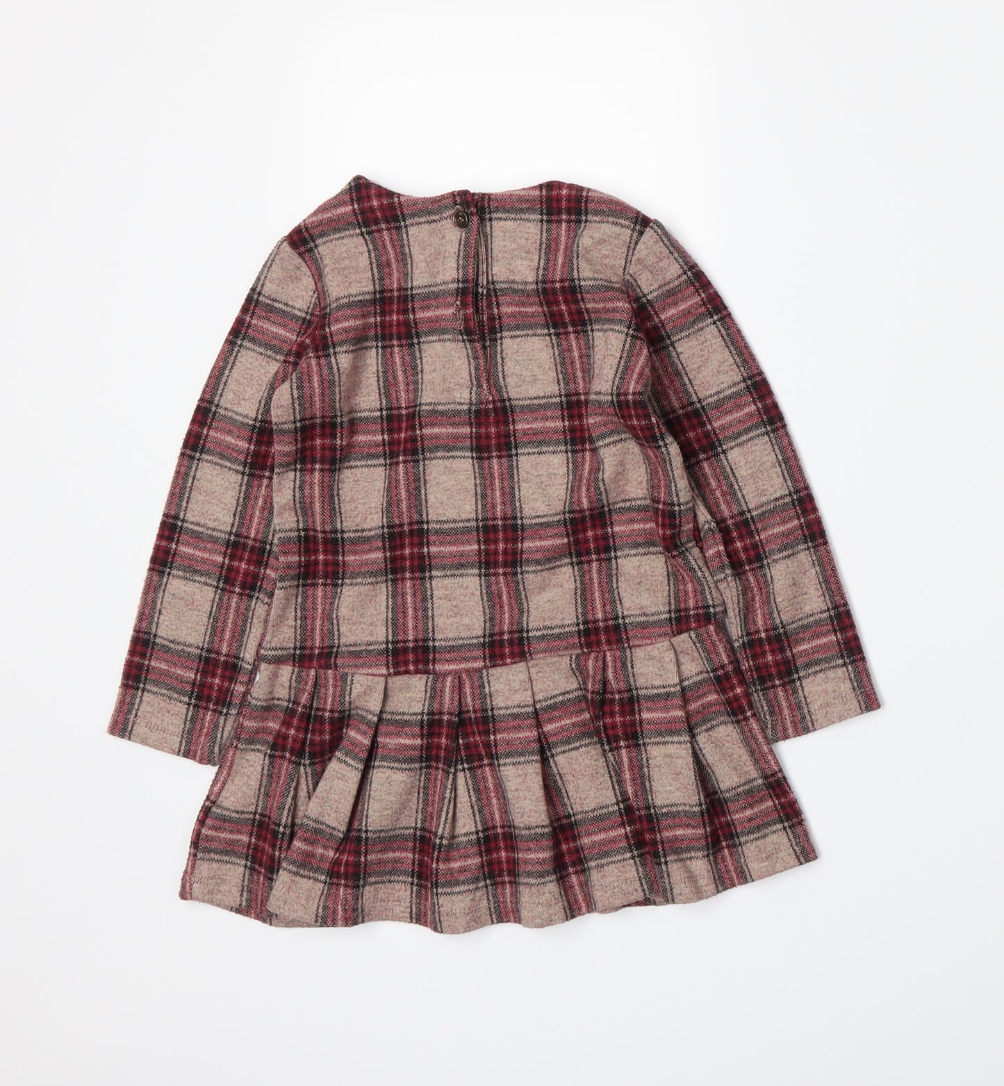NEXT Girls Beige Plaid  A-Line  Size 3 Years
