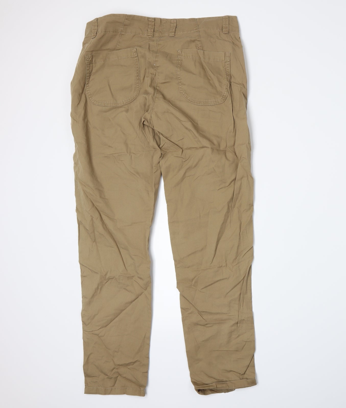 Marks and Spencer Womens Beige   Trousers  Size 12 L28 in