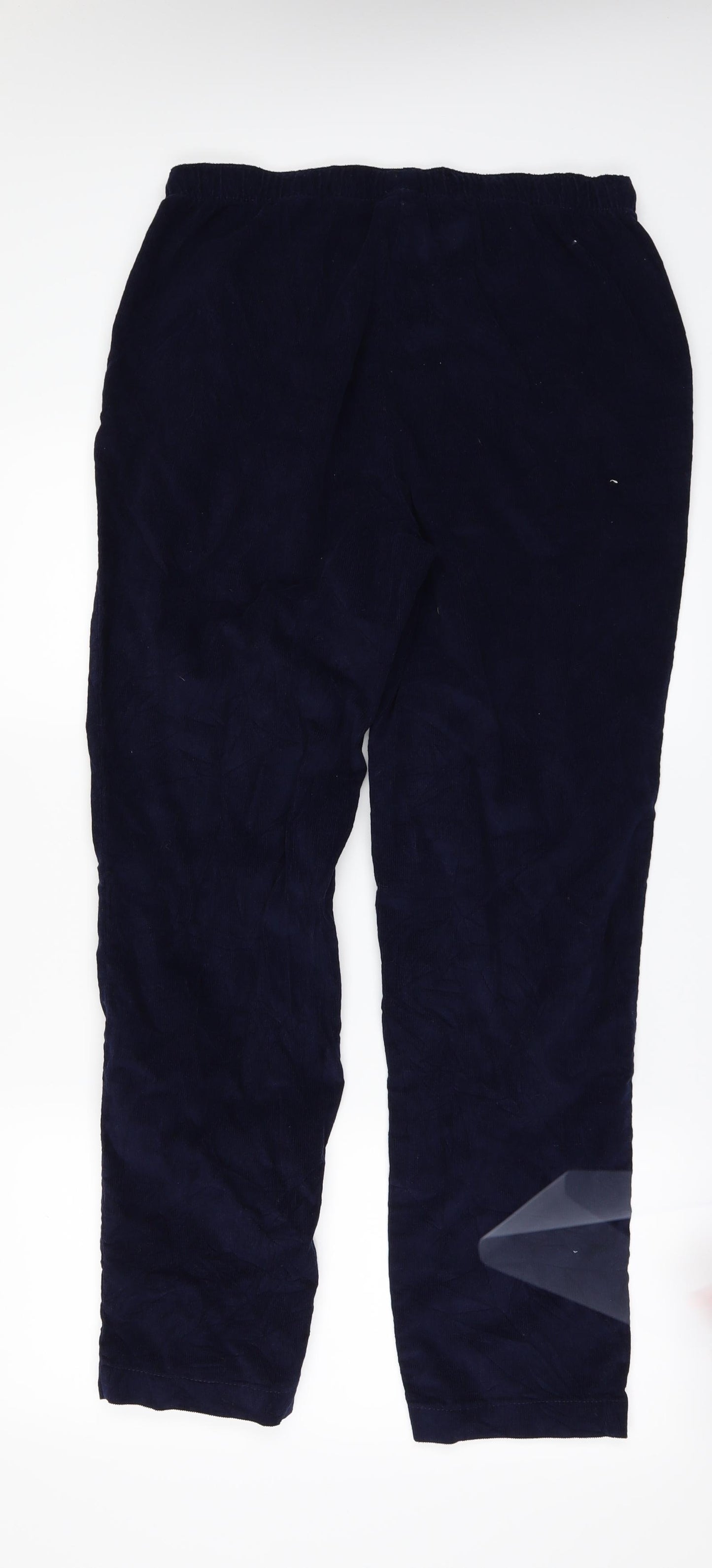 Damart Womens Blue  Corduroy Straight Jeans Size 14 L29 in