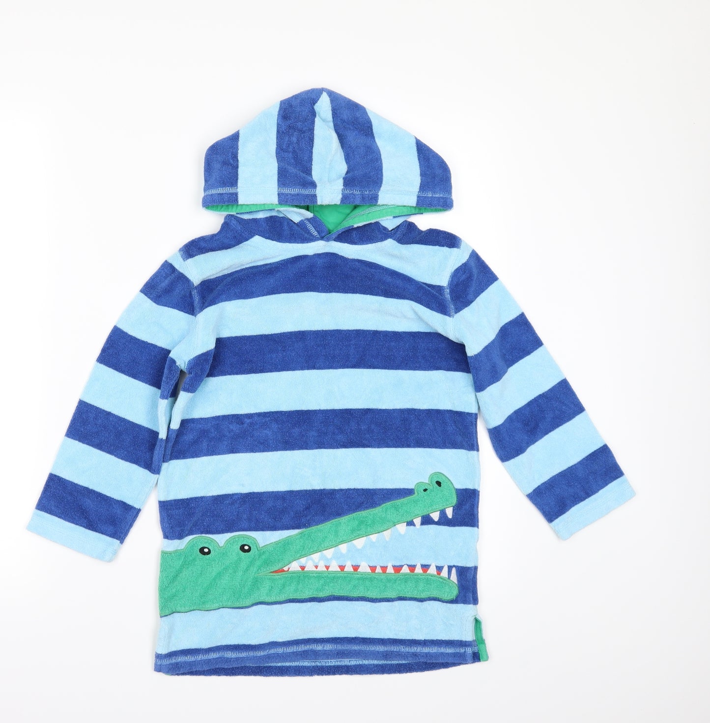 Mini Boden Boys Blue Spotted  Pullover Jumper Size 6-7 Years  - Crocodile