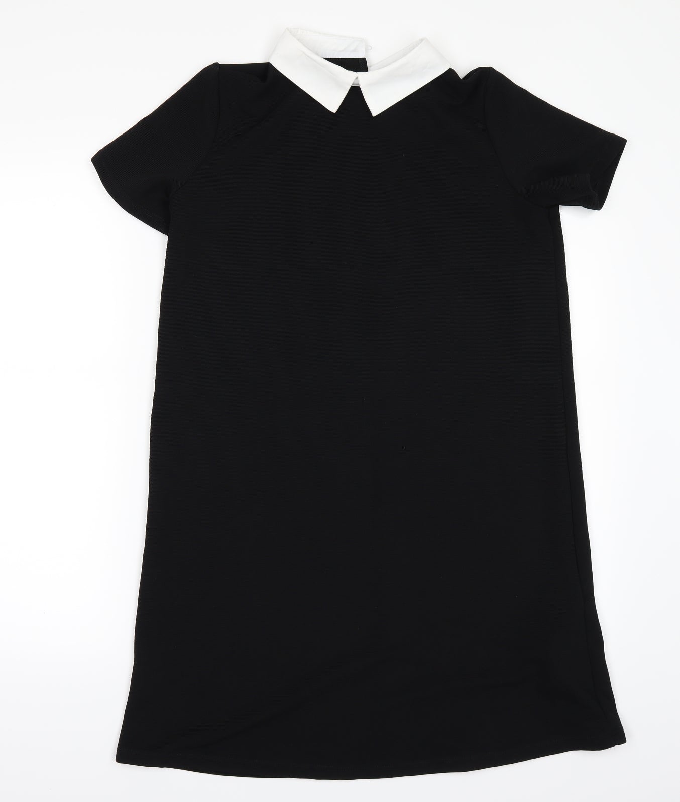 Zara Womens Black Batik  A-Line  Size S