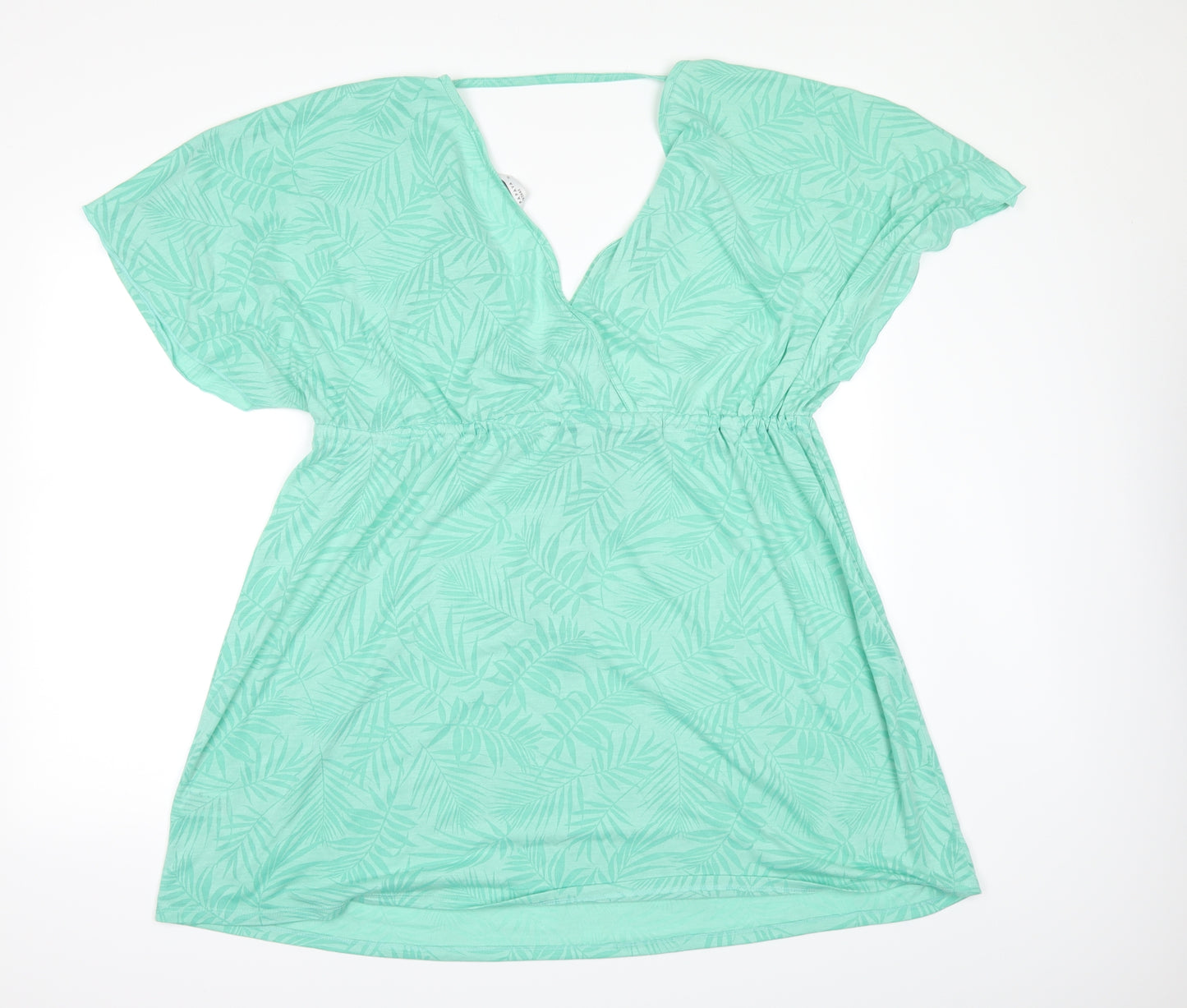 Papaya Womens Green   T-Shirt Dress  Size XL  - Beach Dress