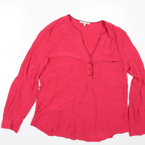 BSH73 Womens Pink   Tunic Blouse Size 8