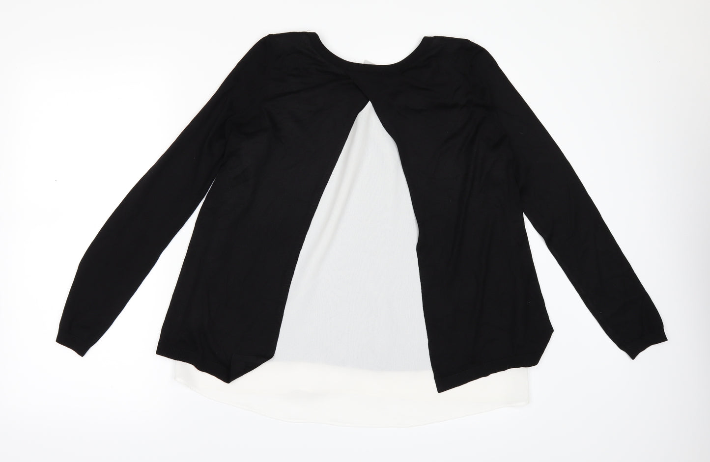 H&M Womens Black   Pullover Jumper Size S