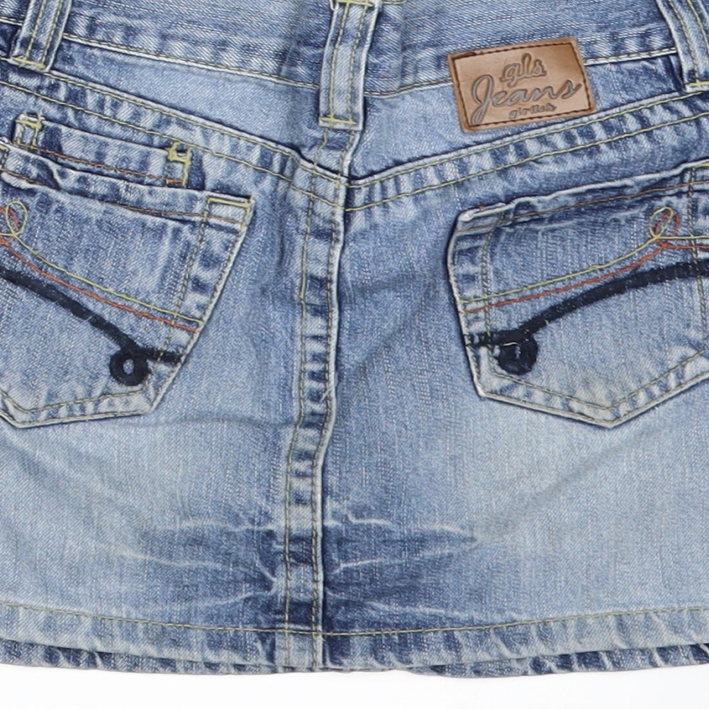 ZI GIRLS Girls Blue   Mini Skirt Size 8 Years