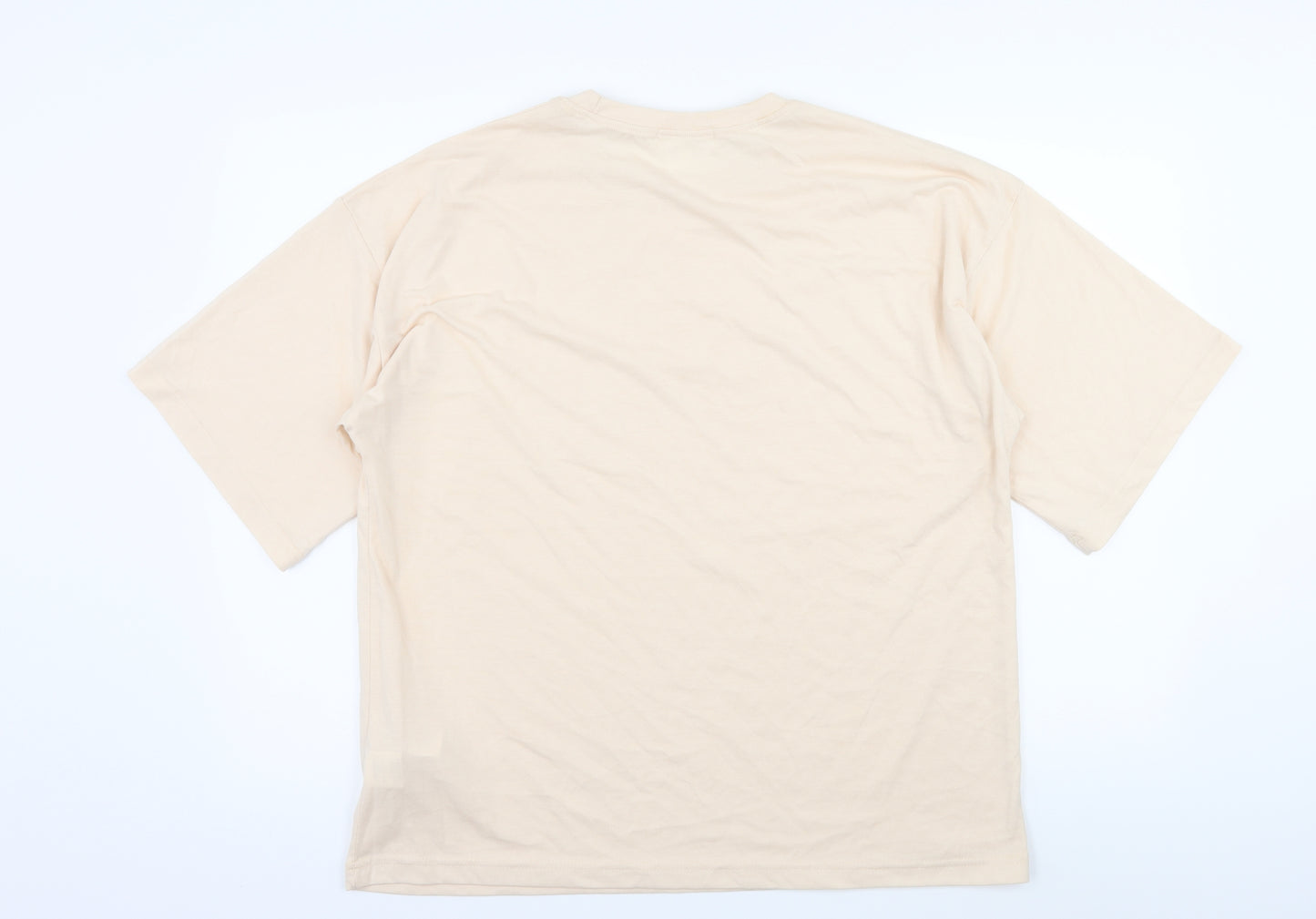 Missguided Womens Pink  Jersey Basic T-Shirt Size 12  - Oversized