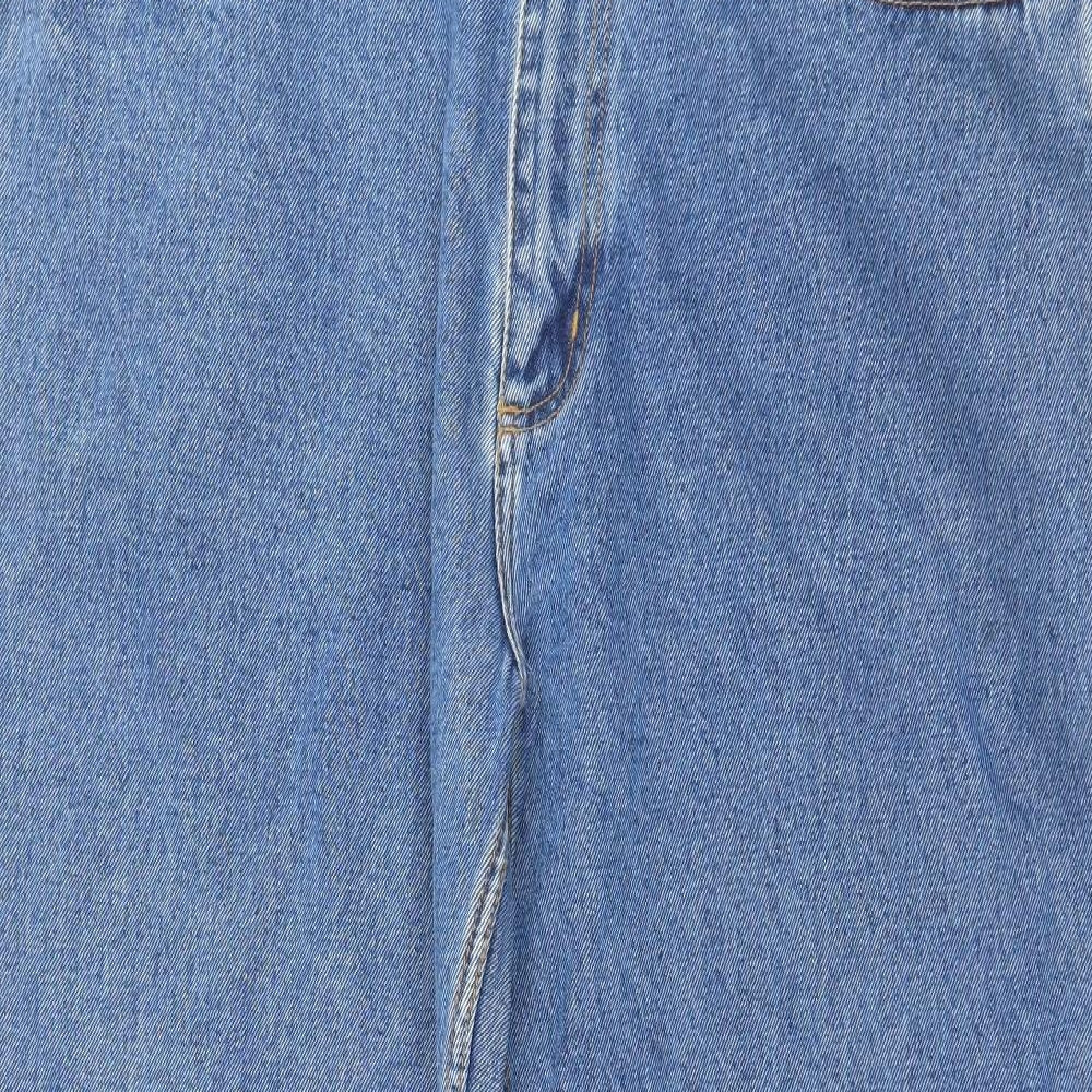 Easy Mens Blue  Denim Straight Jeans Size 40 L32 in