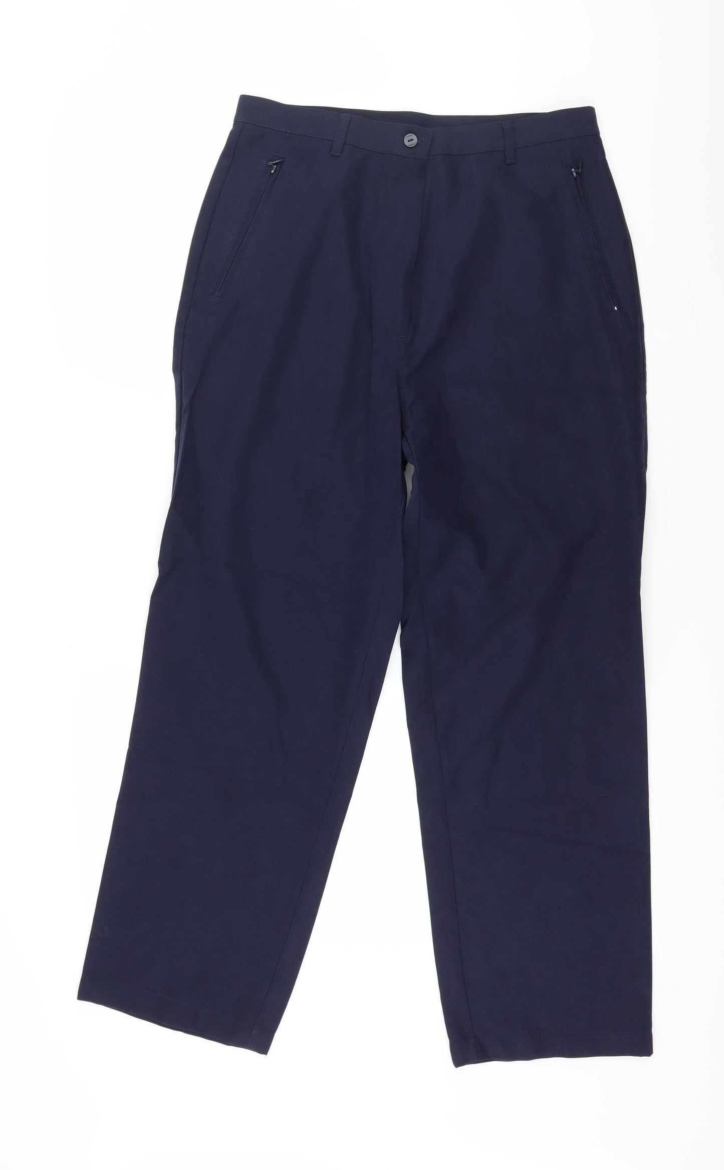 Preworn Womens Blue   Trousers  Size 12 L26 in