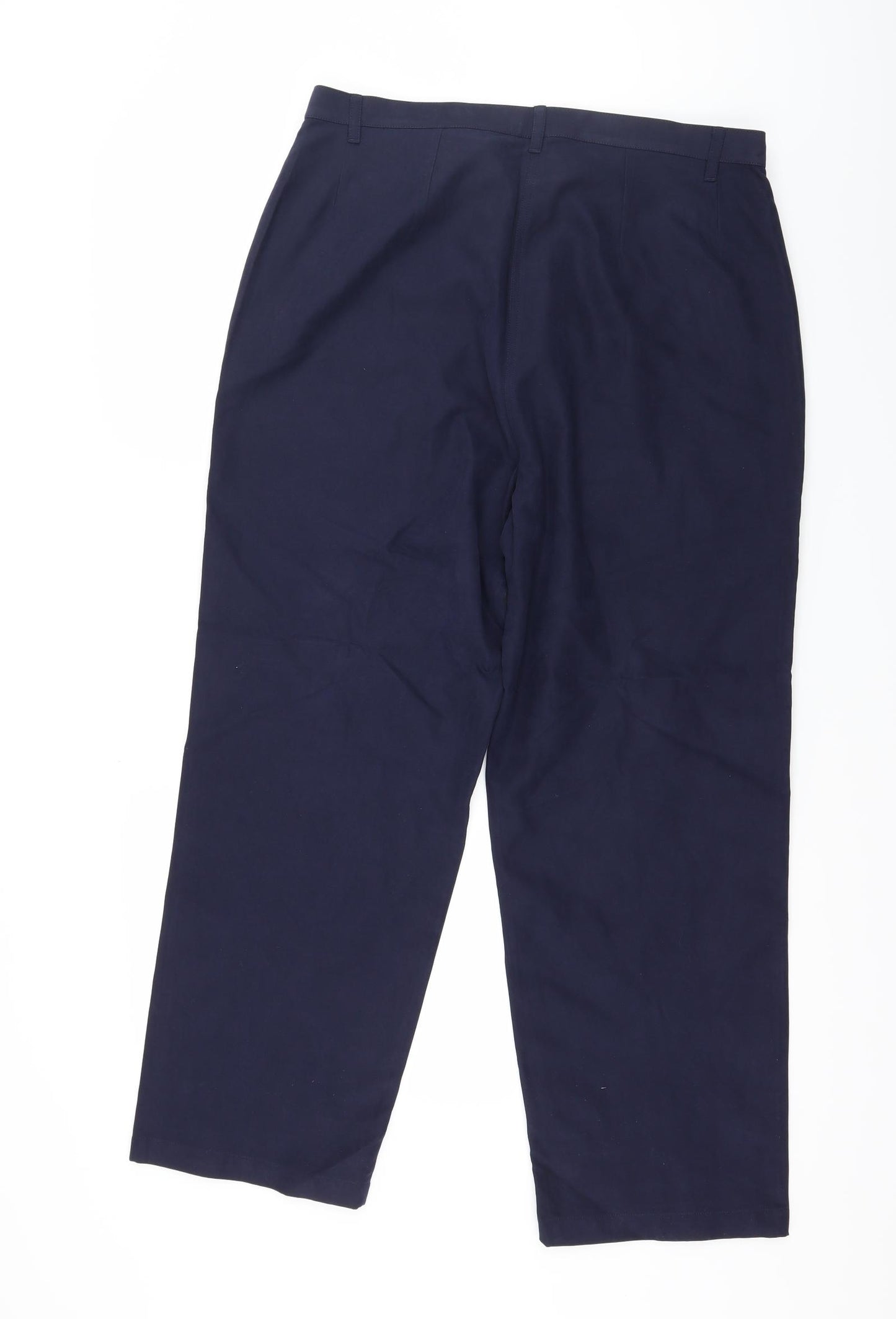 Preworn Womens Blue   Trousers  Size 16 L26 in