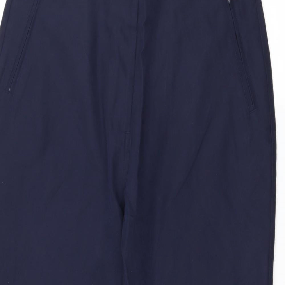 Preworn Womens Blue   Trousers  Size 16 L26 in