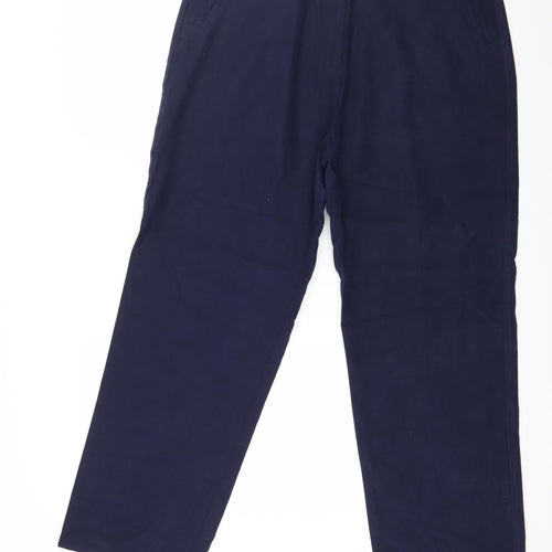 Preworn Womens Blue   Trousers  Size 16 L26 in